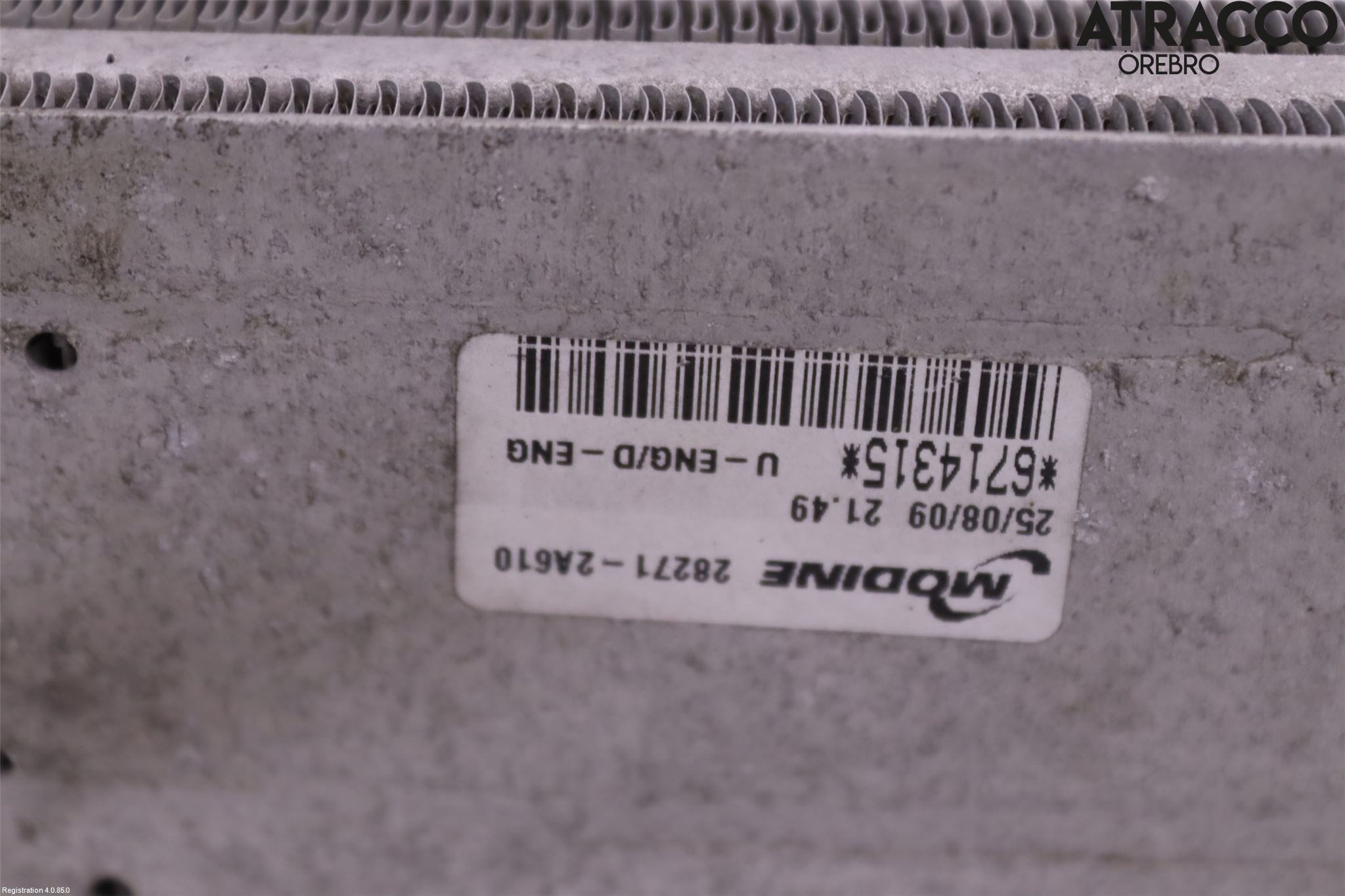 Hyundai i30 FD 07-12 Laddluft-Intercooler Kyl