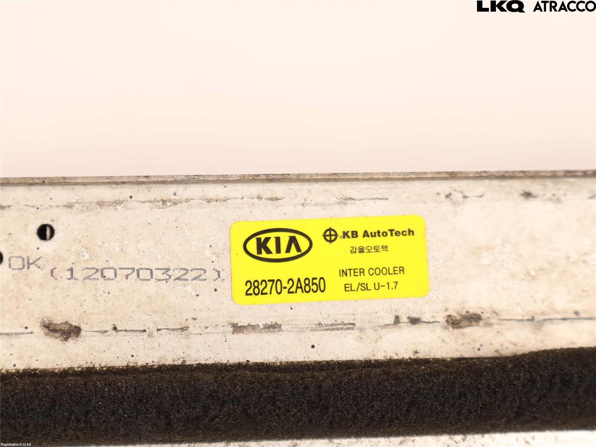 Kia SPORTAGE (SL) 11-15 Laddluft-Intercooler Kyl