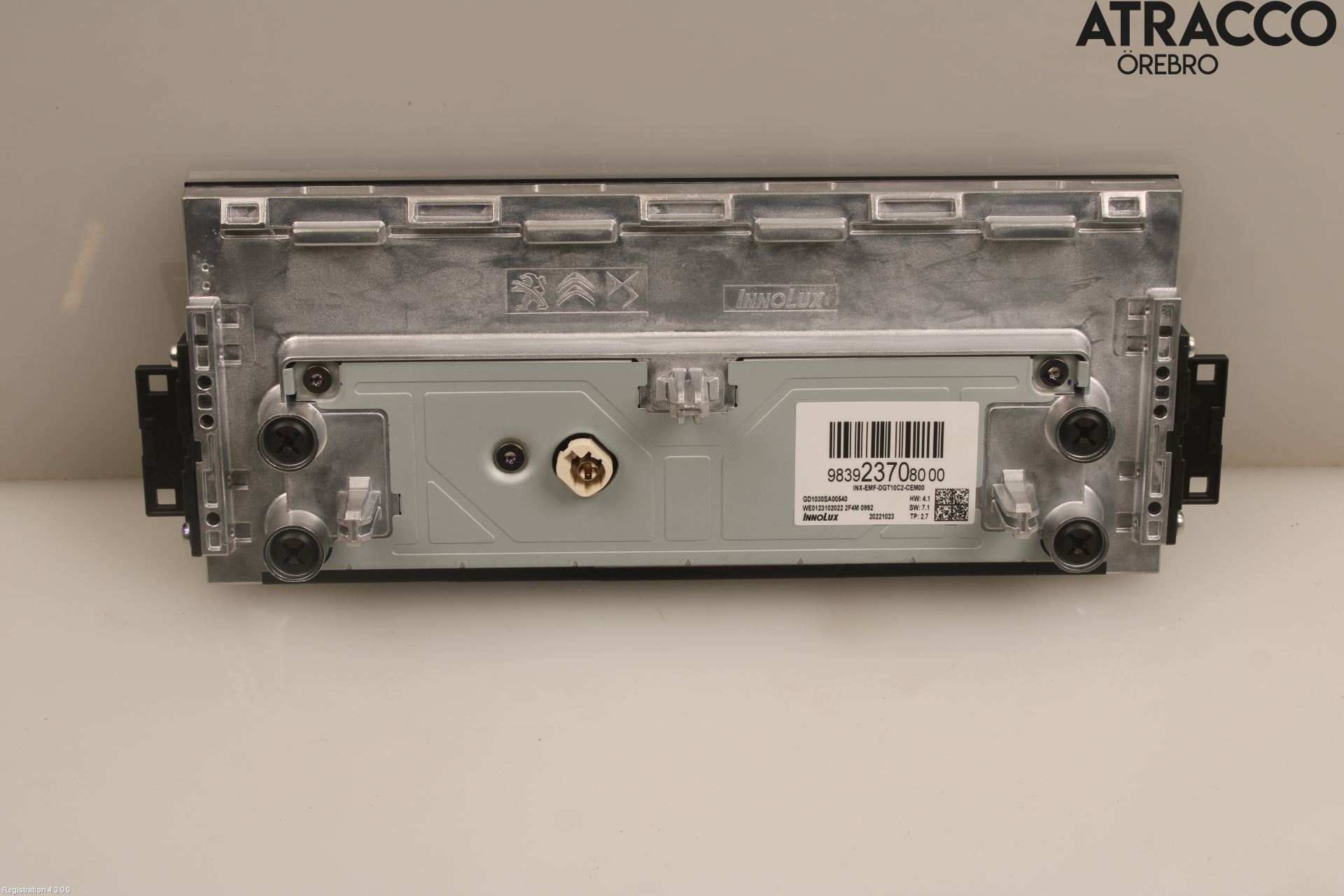 Citroen DS 4 / DS 4 E-TENSE 22- Bildskärm