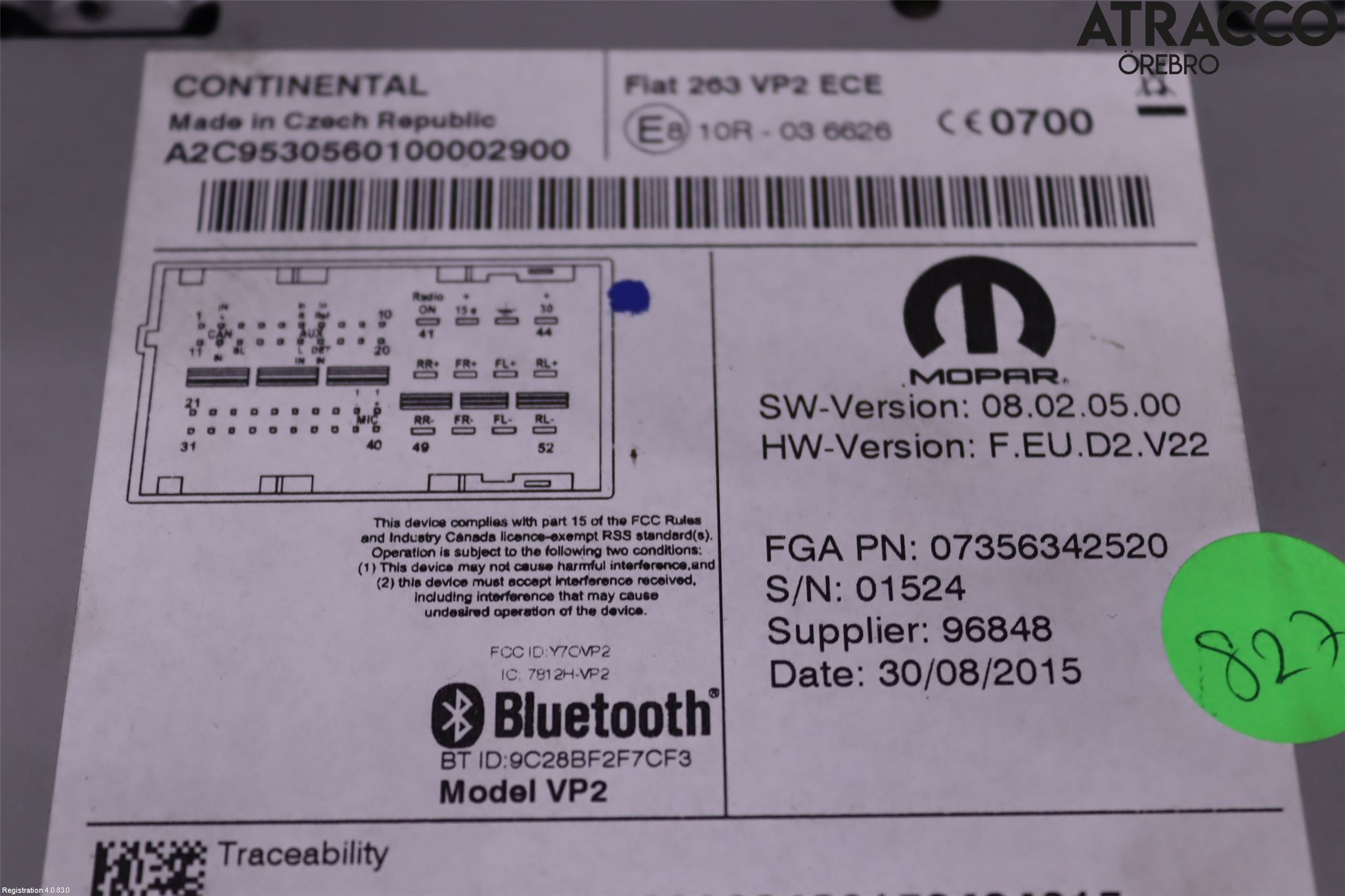 Fiat DOBLO CARGO Radio