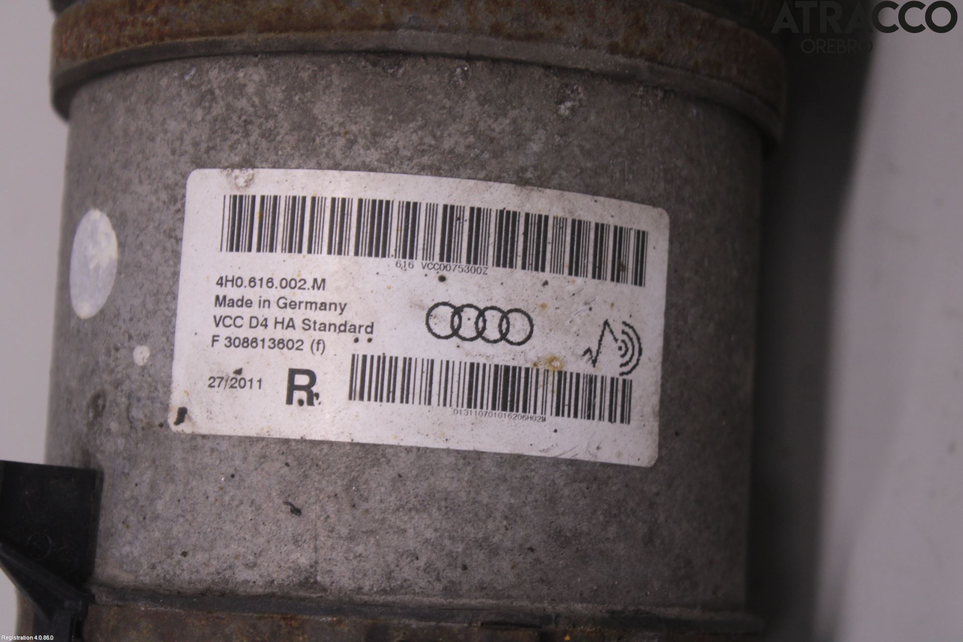 Audi A8/S8 4H 10-17 Fjäderben Bak Höger
