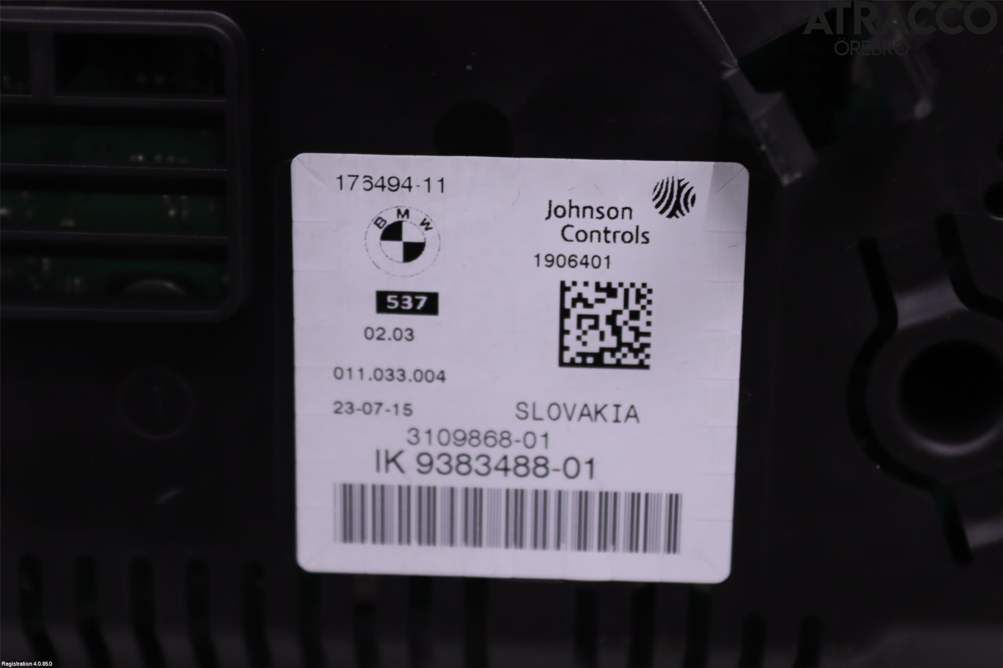 BMW 5 F10/F11/F18 09-17 Instrument Komb