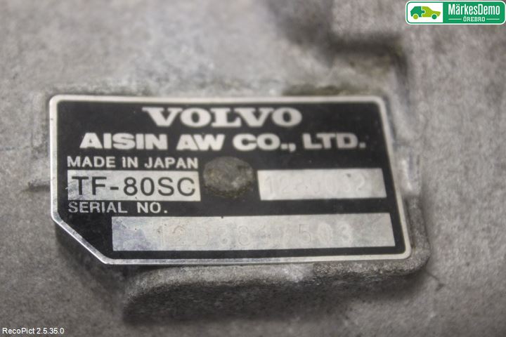 Volvo S60 11-13 Växellåda Automat