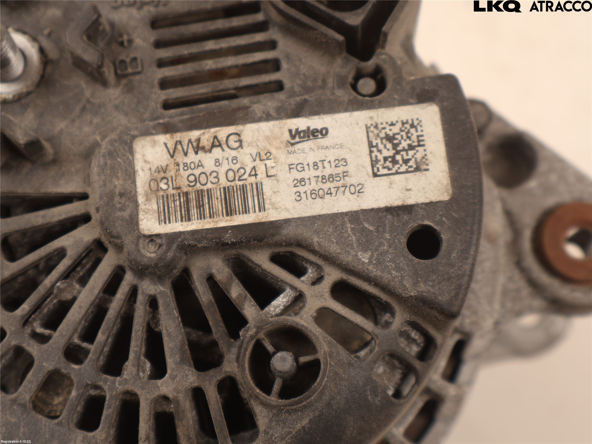 Volkswagen VW PASSAT 15-19 Generator