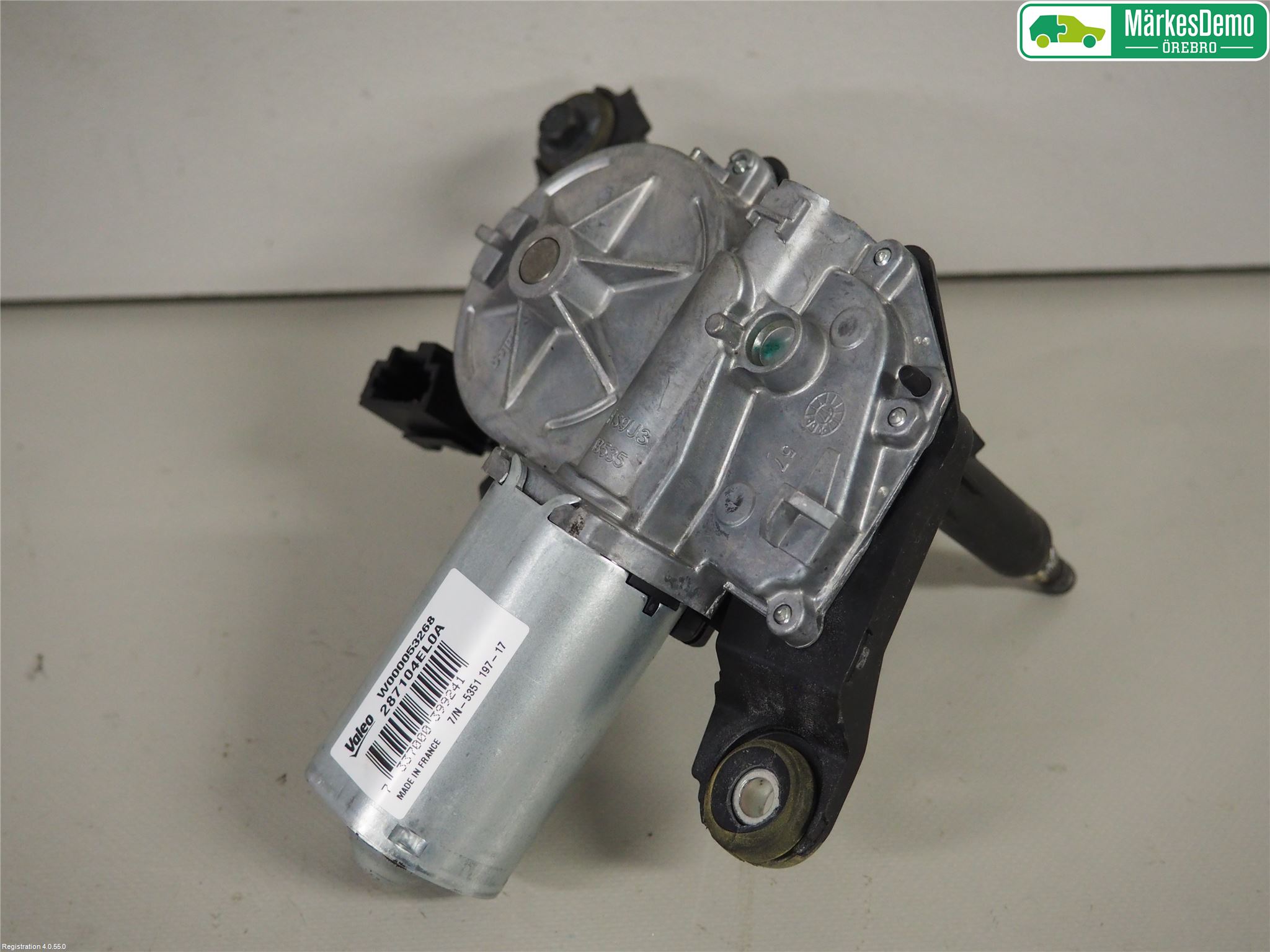 Nissan QASHQAI 14-17 Torkarmotor Baklucka