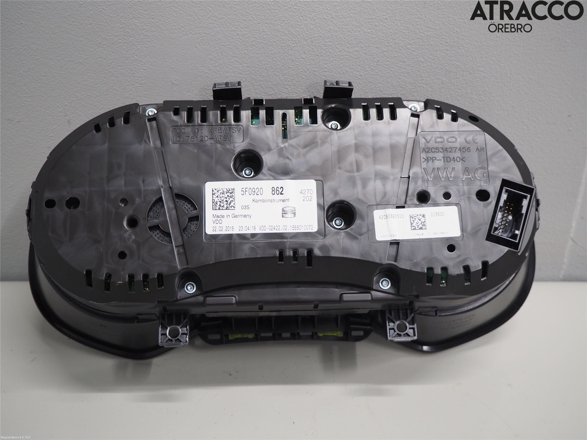 Volkswagen VW POLO 10-17 Instrument Komb