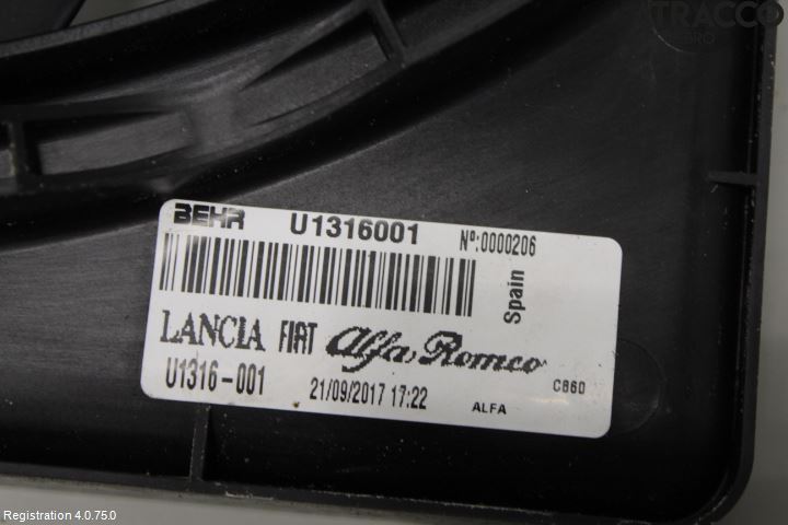 Alfa GIULIETTA Kylfläkt El