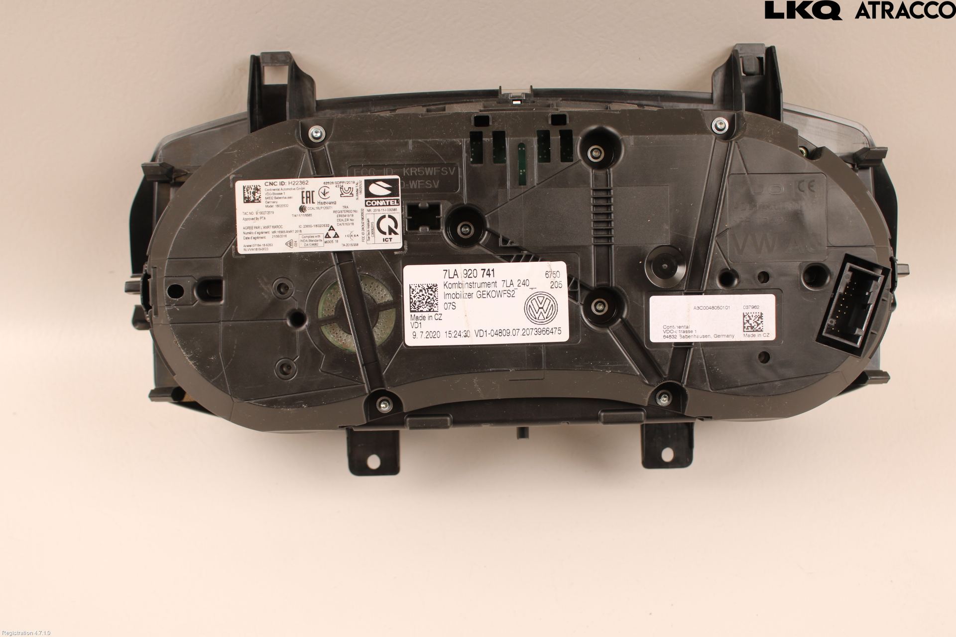 Volkswagen VW TRANSP/CARAVELLE (T6) 16-22 Instrument Komb