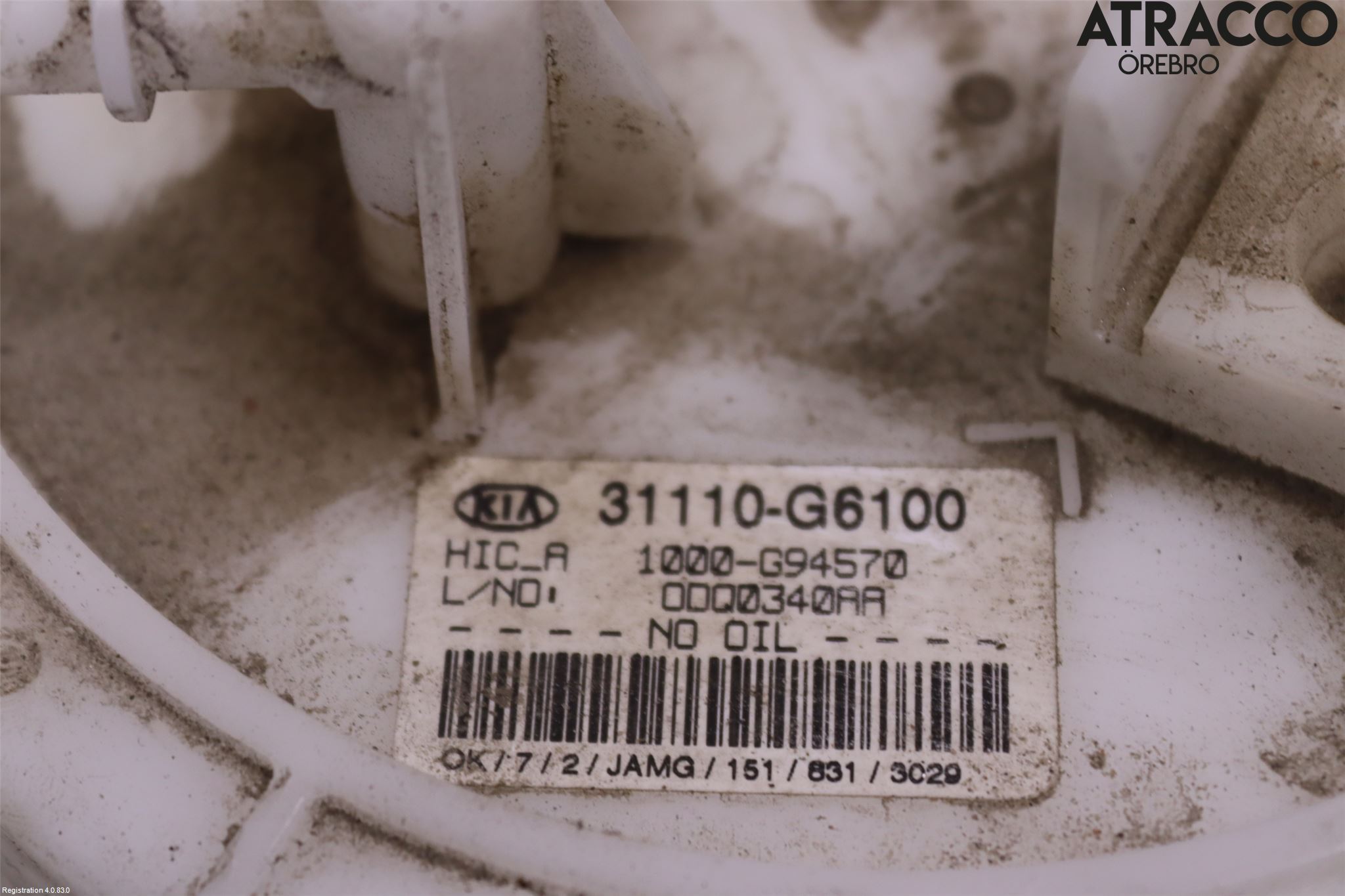 Kia PICANTO 17- Bränslepump El