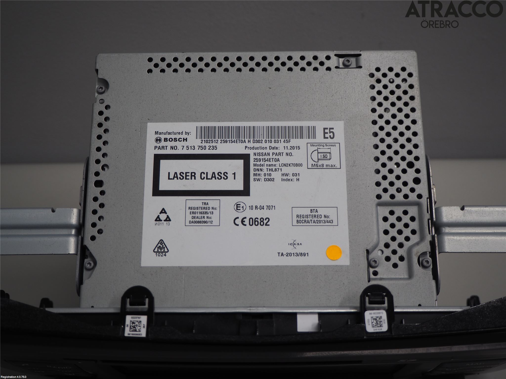 Nissan X-TRAIL 14-21 Cd Radio - Multimediapanel