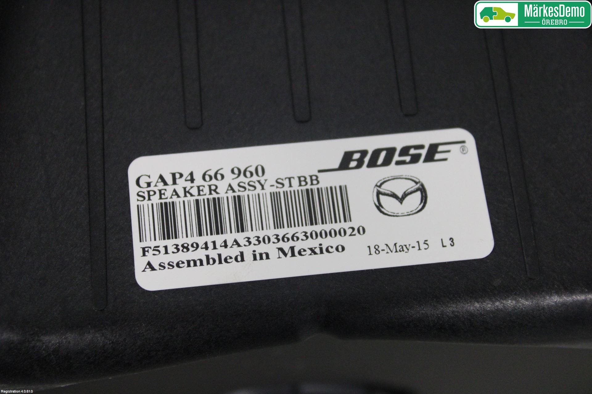 Mazda CX-3 Högtalare