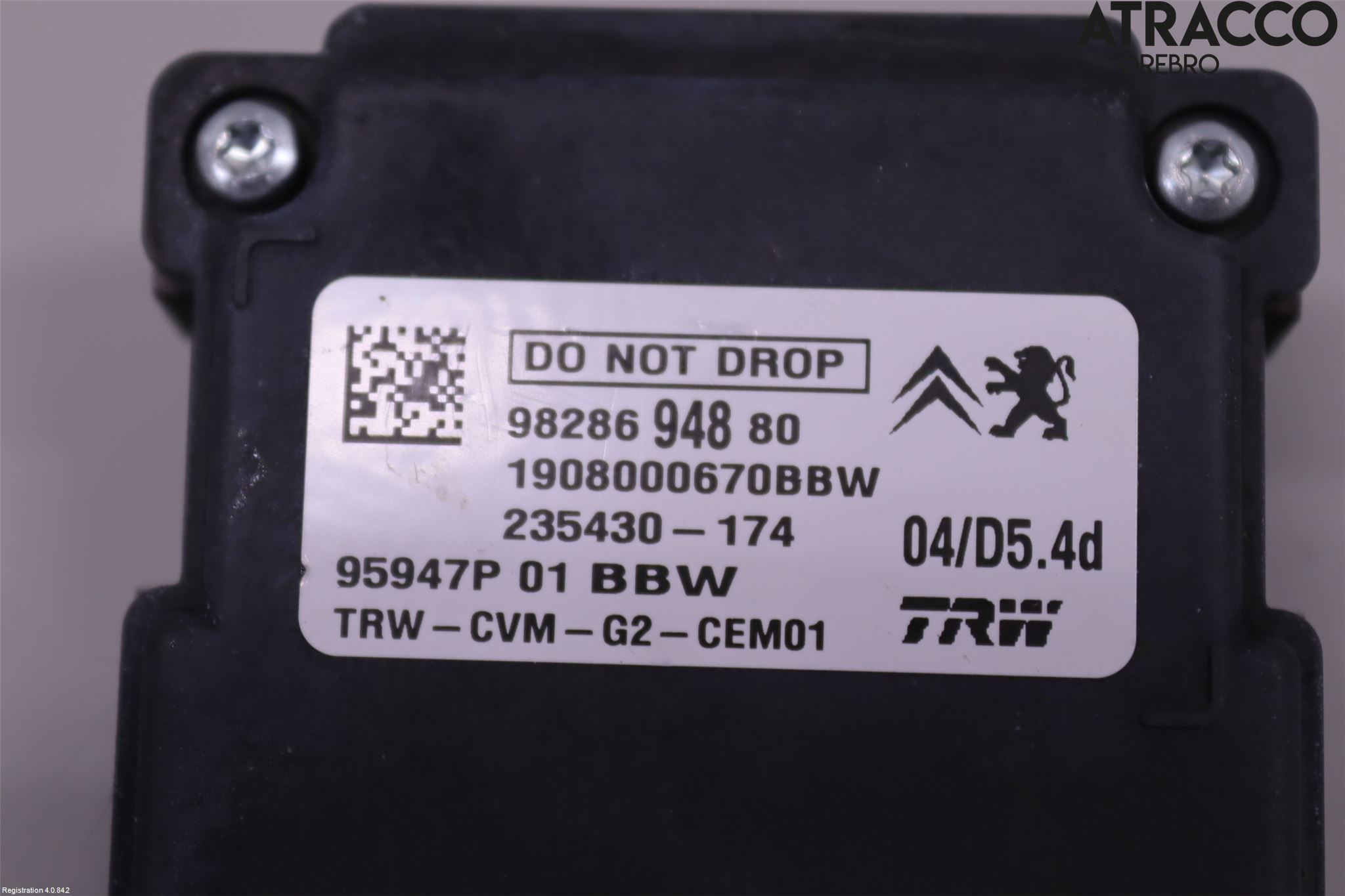 Peugeot 308 14-21 Sensor Aktivt Kollisionsskydd