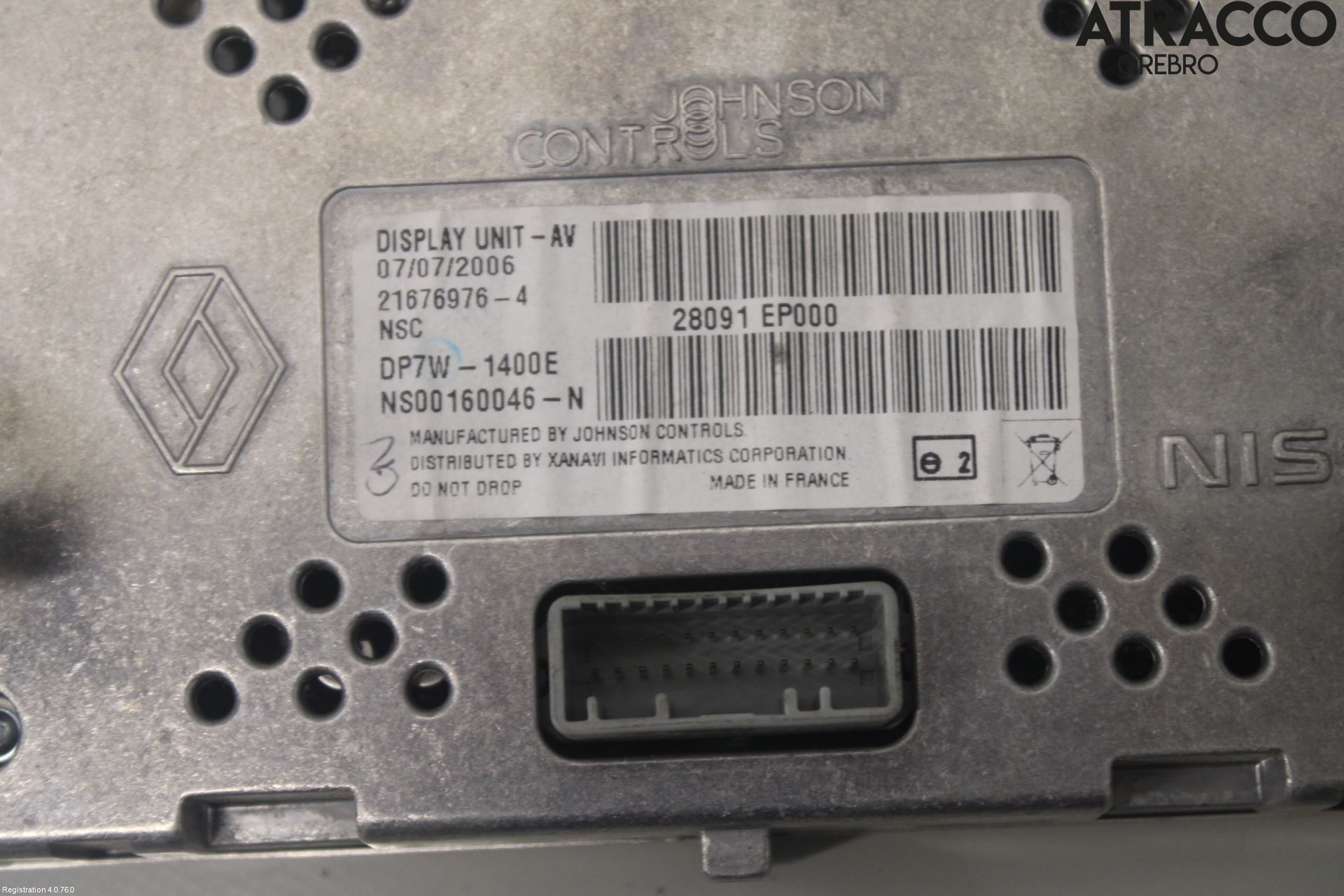 Nissan NAVARA 05-16 Bildskärm