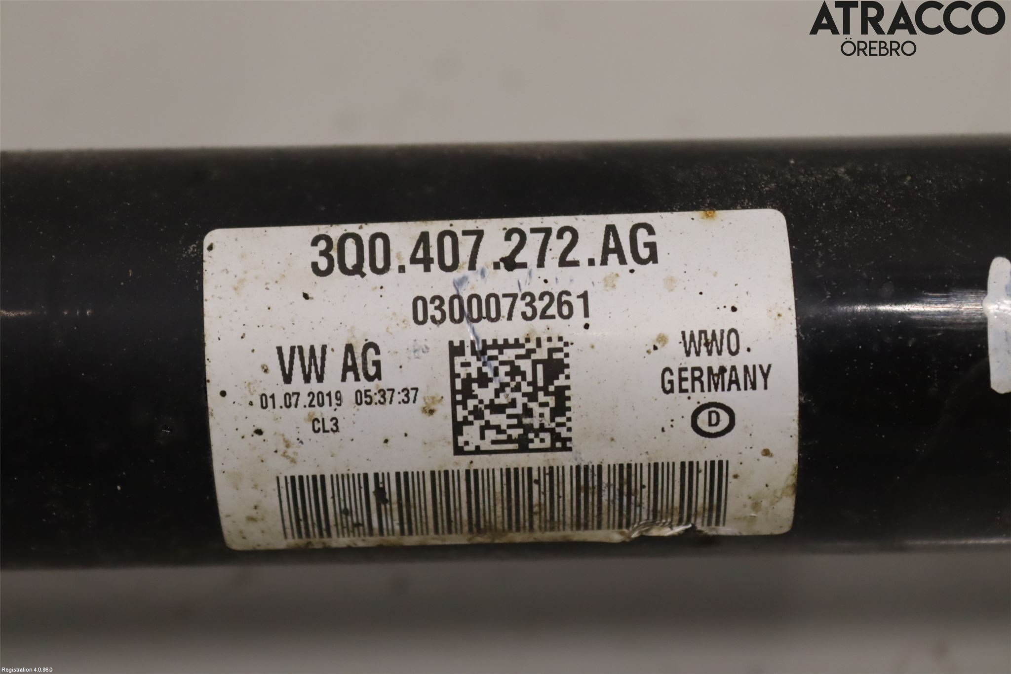 Volkswagen VW TIGUAN 16-24 Drivaxel Fram Höger