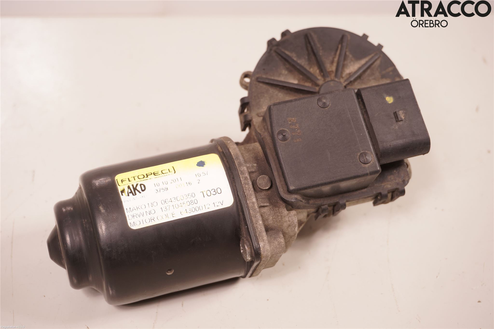 Peugeot BIPPER Torkarmotor Vindruta