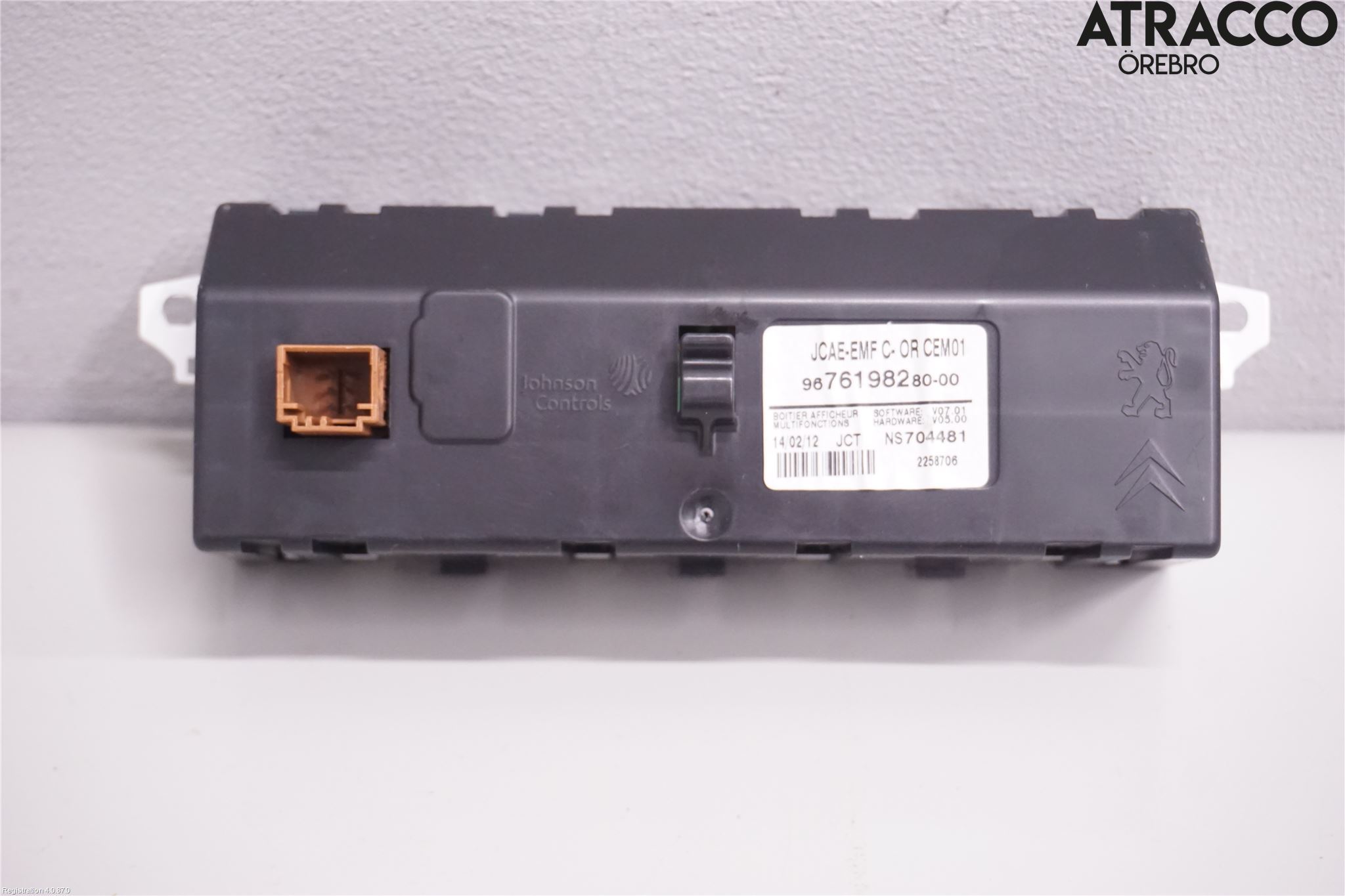 Peugeot 508 11-18 Multifunktionsdisplay