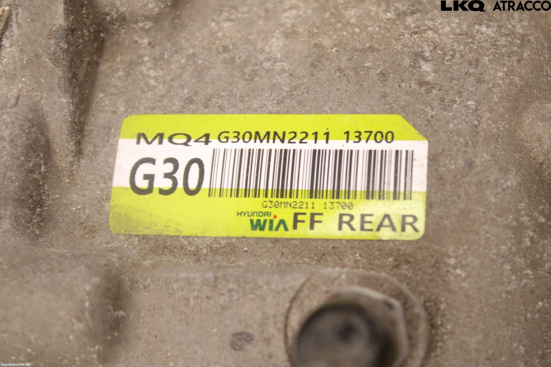 KIA SORENTO 21- Bakväxel-Diff