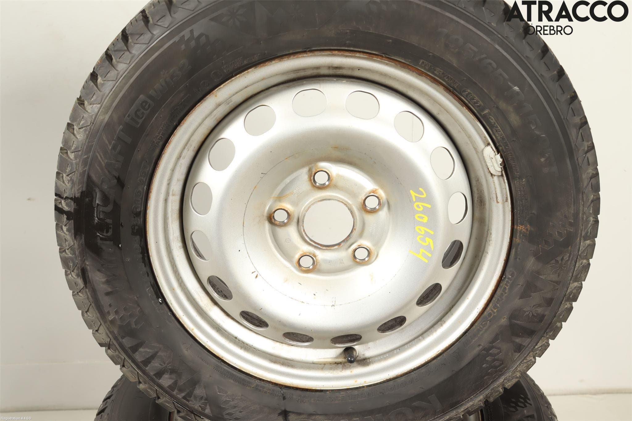 Volkswagen VW CADDY      04-10 Vinterdäck Plåtfälg 4St