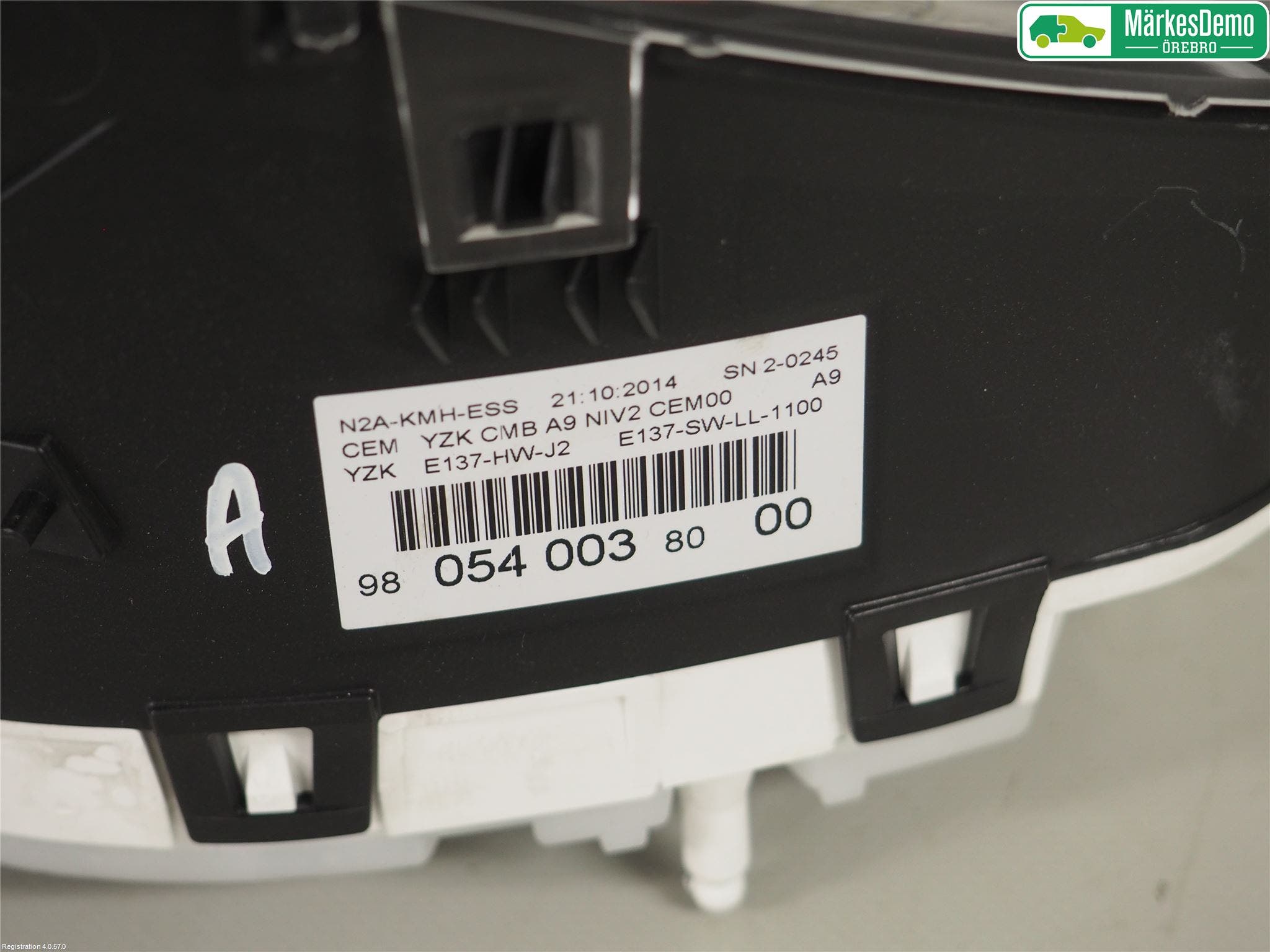 Peugeot 208 12-15 Instrument Komb