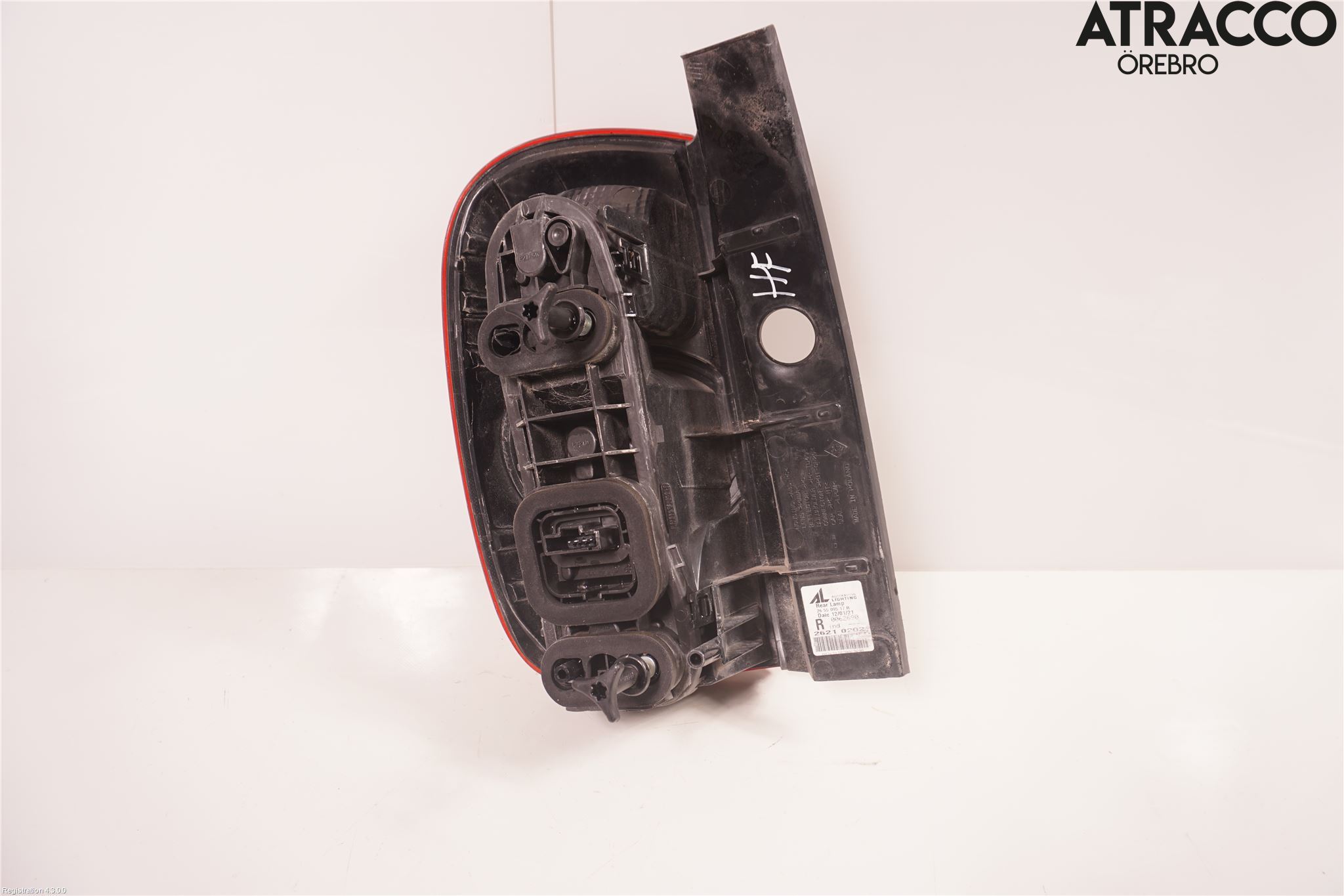 Dacia DUSTER 10-17 Bakljus Höger