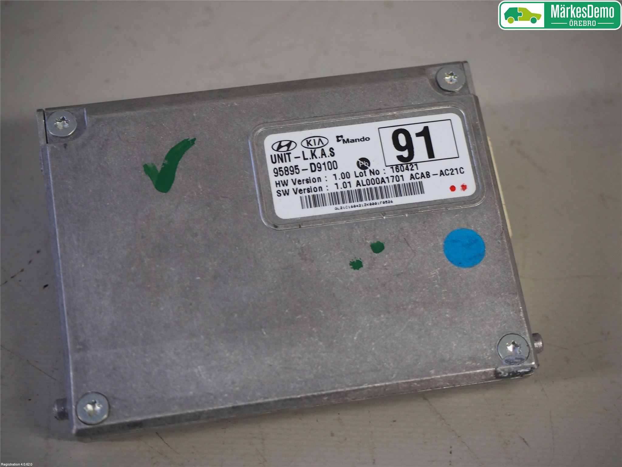 Kia SPORTAGE (QL) 16-21 Sensor Aktivt Kollisionsskydd