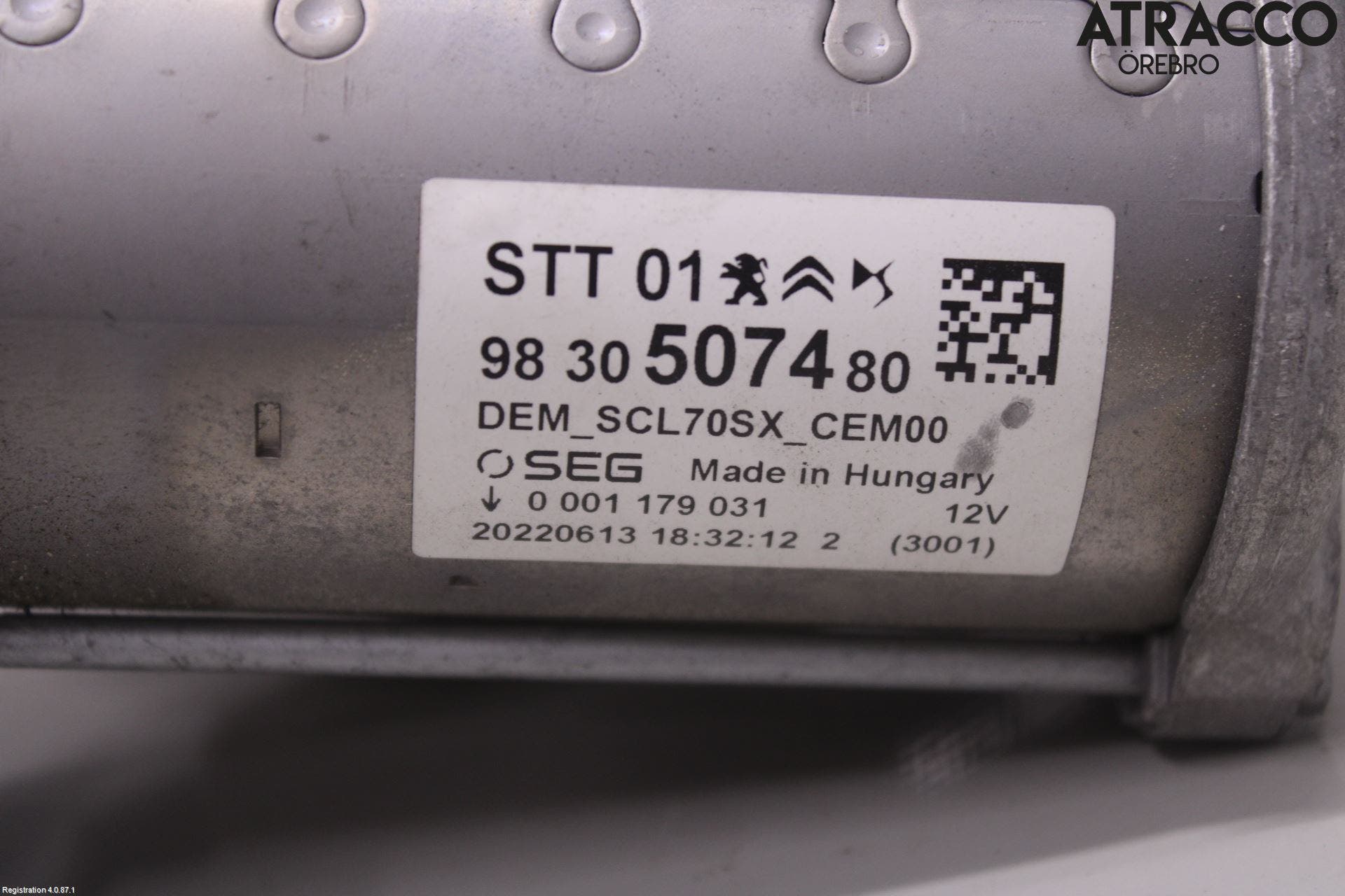 Citroen BERLINGO/E-BERLINGO 19- Startmotor