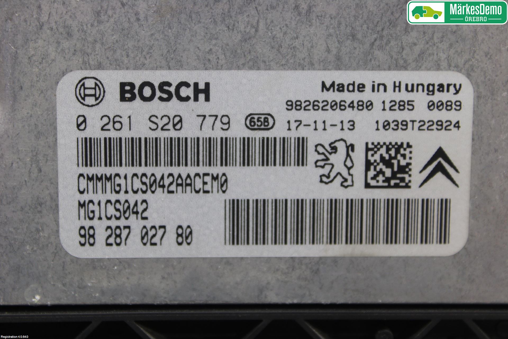 Peugeot 308 14-21 Styrenhet Insprut Bensin