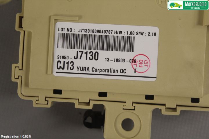 Kia CEED/CEED SW 19- Säkringsdosa-Elcentral