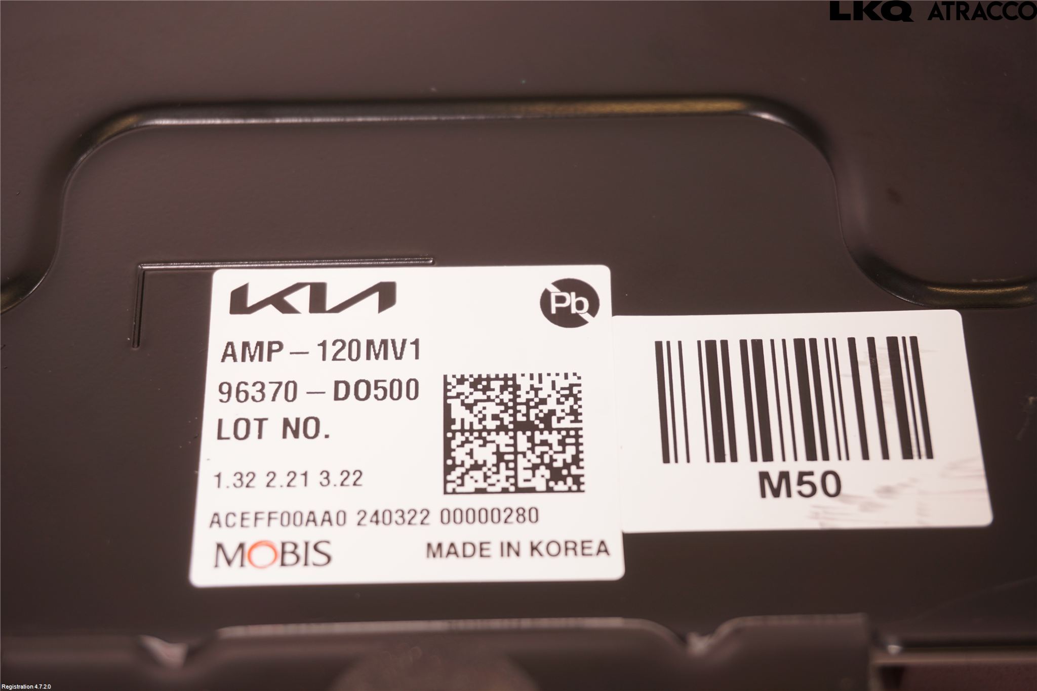 Kia EV9 24- Radio-Stereo Förstärkare
