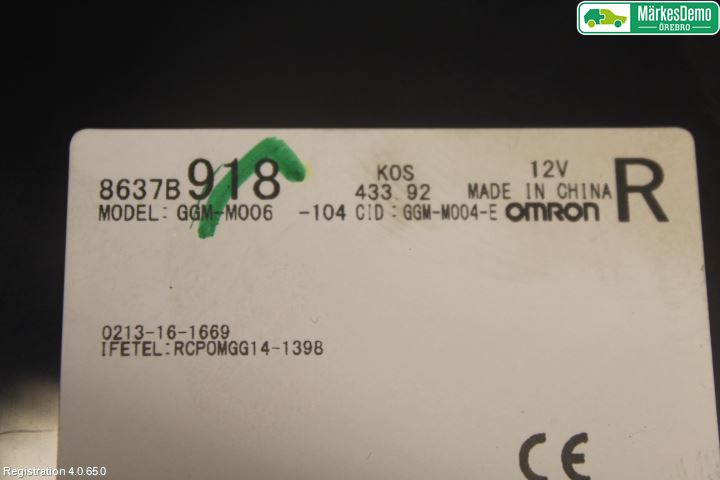 Mitsubishi L200 16-23 Styrenhet Nyckellöst System