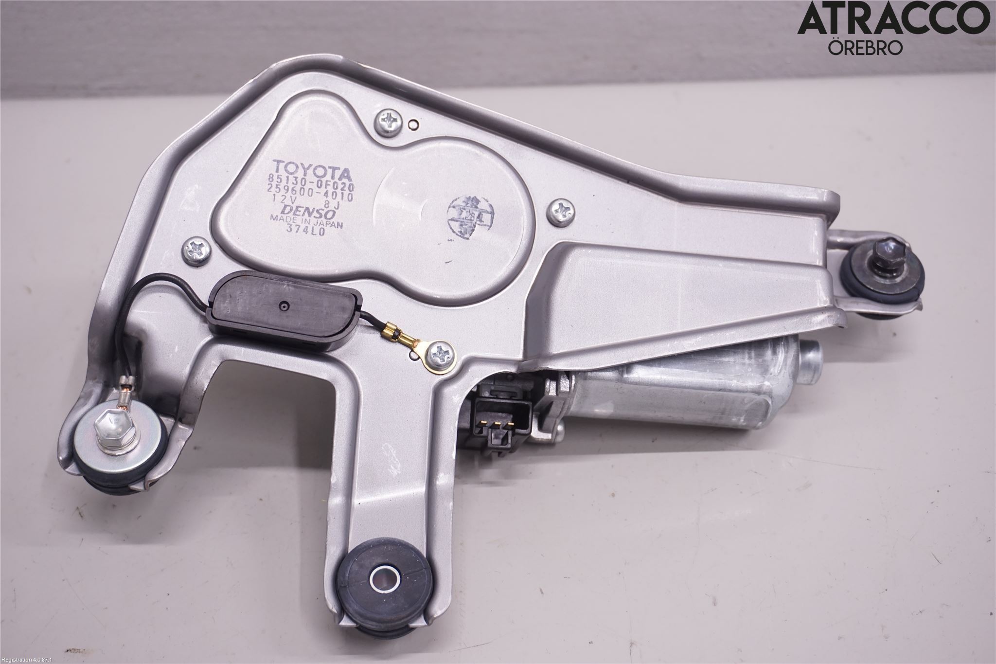 Toyota COROLLA VERSO 08-09 Torkarmotor Baklucka