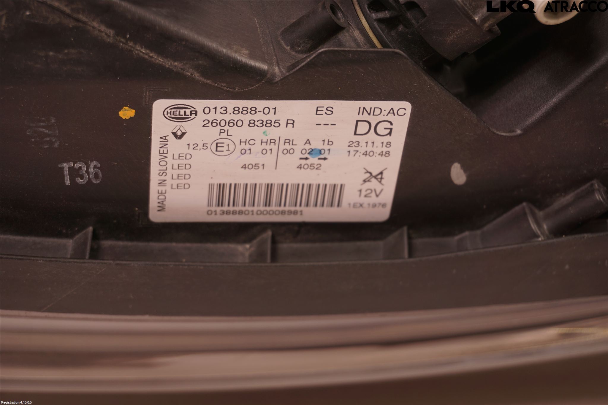 Renault KADJAR 15- Strålkastare Vänster