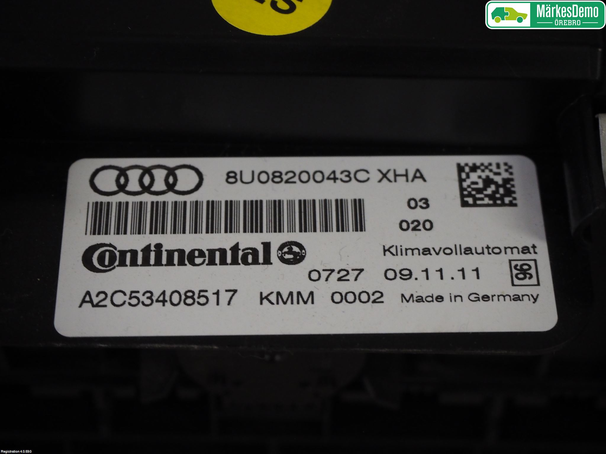 Audi Q3 8U 12-18 Ac Styrenhet Ac Manöveren