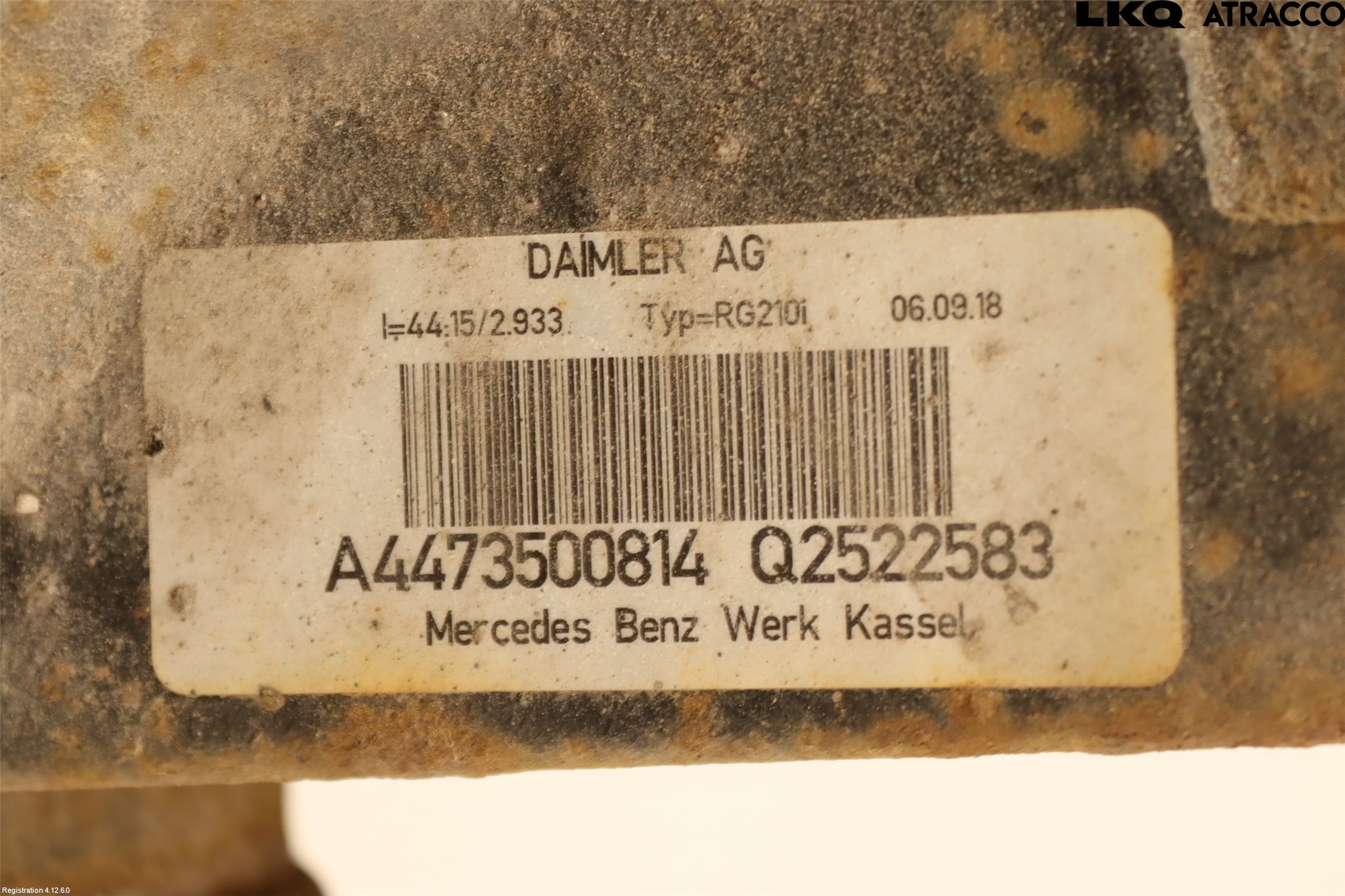 Mercedes-Benz MB VITO/V-KLASS (W640,W447,W448) 14- Bakväxel-Diff