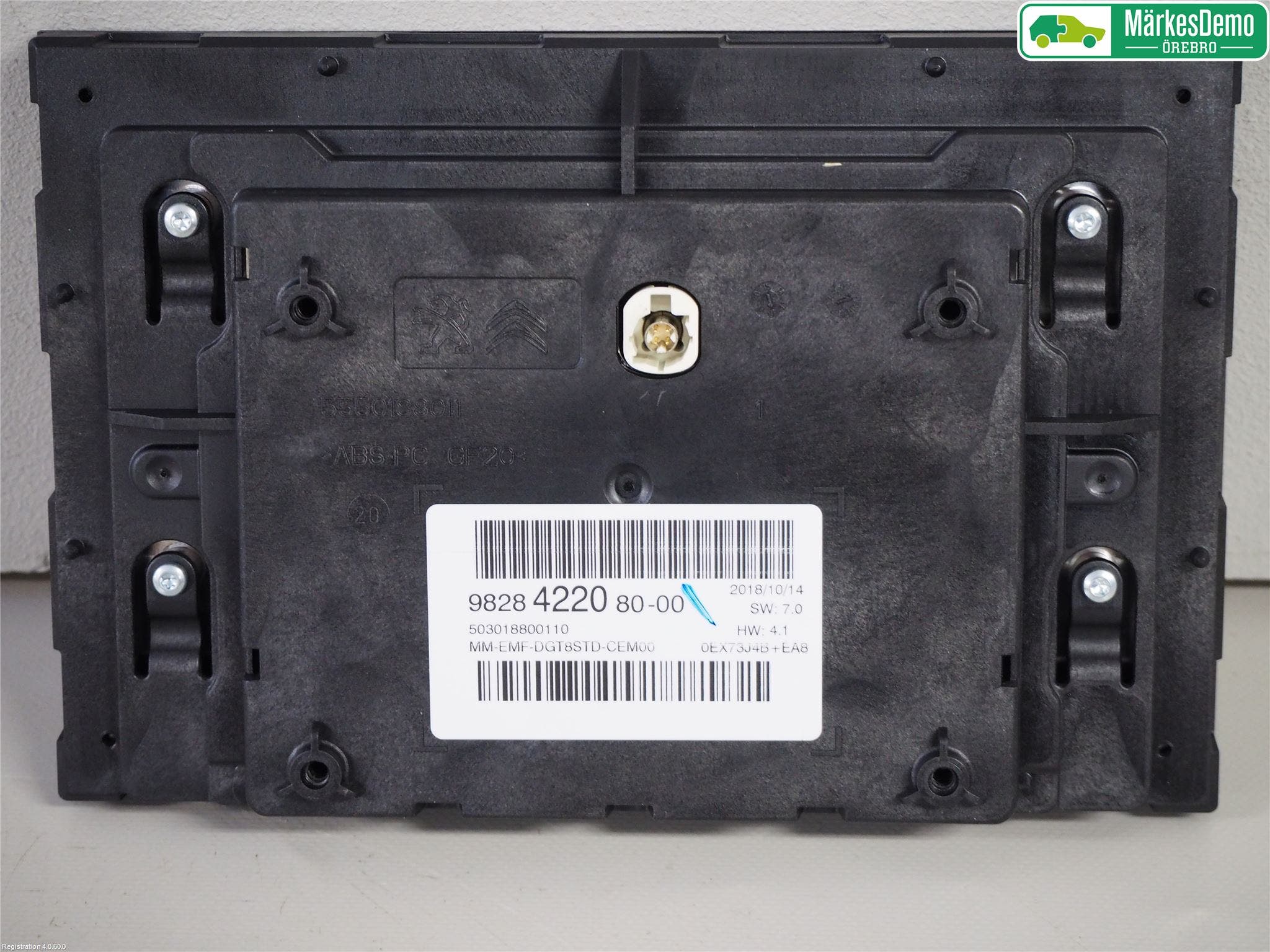 Citroen BERLINGO/E-BERLINGO 19- Bildskärm