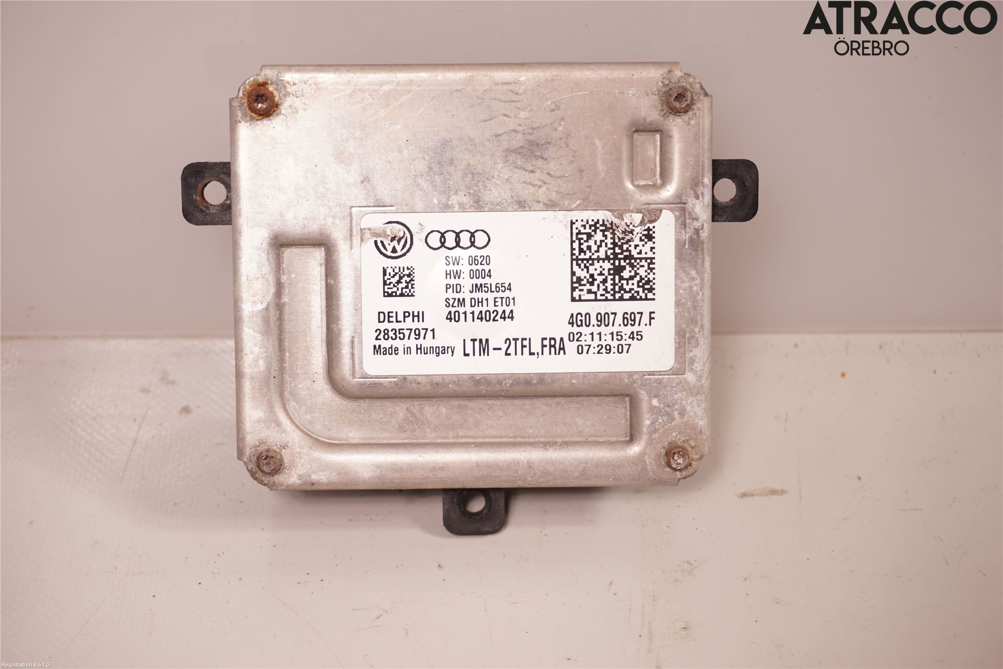 Audi A7/S7 4G 11-17 Styrenhet Strålkastare