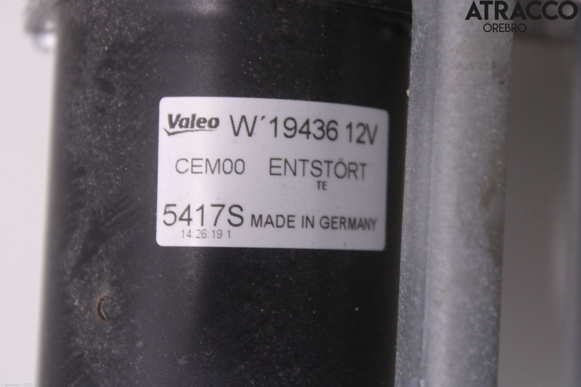 Citroen C4 II 11-18 Torkarmotor Vindruta