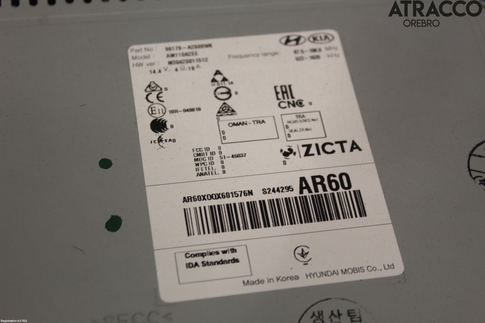 Kia CEED 12-18 Cd Radio - Multimediapanel