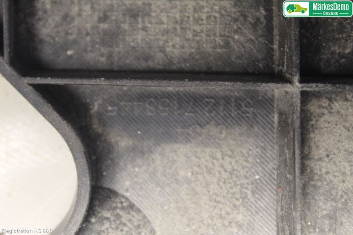 BMW X5 E70 07-13 Stötfångarfäste Bak Vä