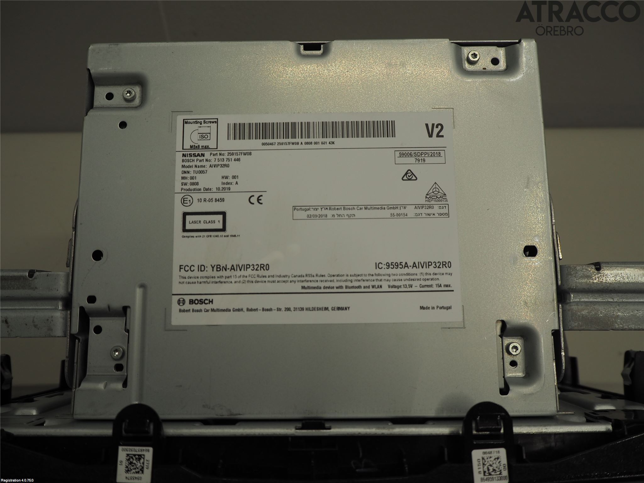 Nissan QASHQAI 17-21 Cd Radio - Multimediapanel