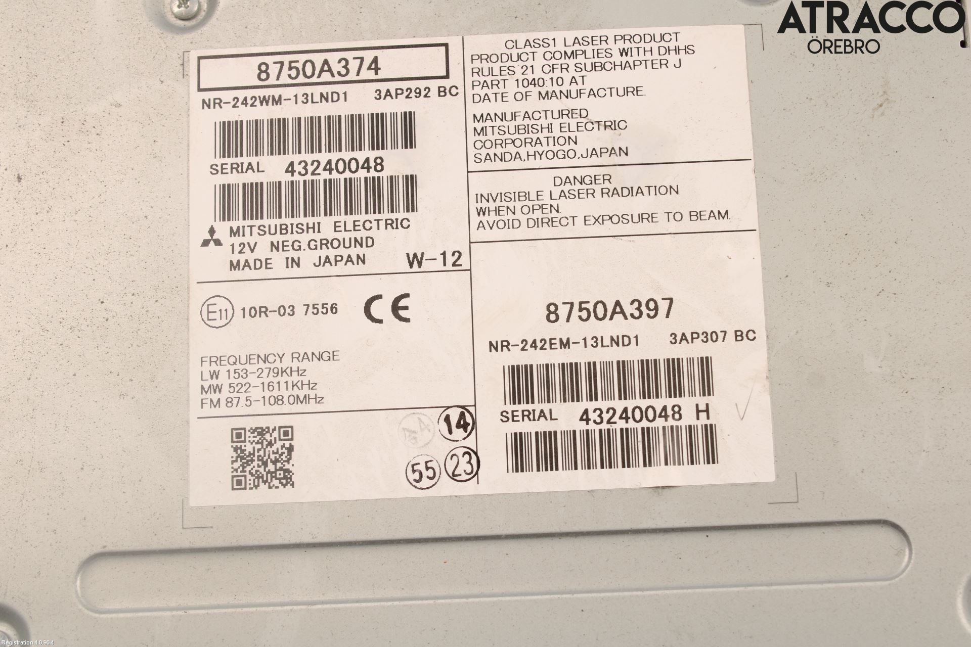 Mitsubishi OUTLANDER 13-21 Gps Navigator
