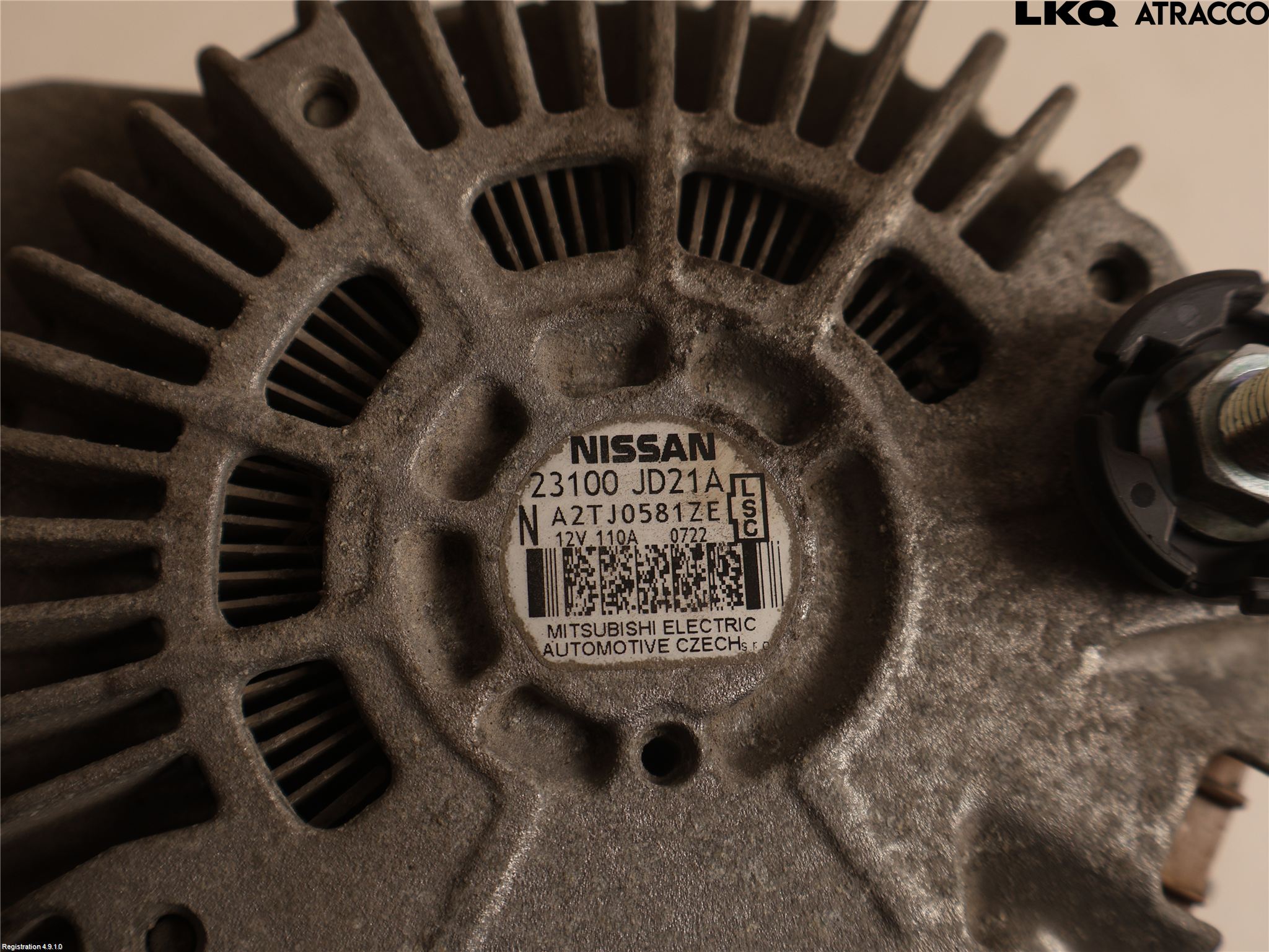 Nissan QASHQAI 10-14 Generator