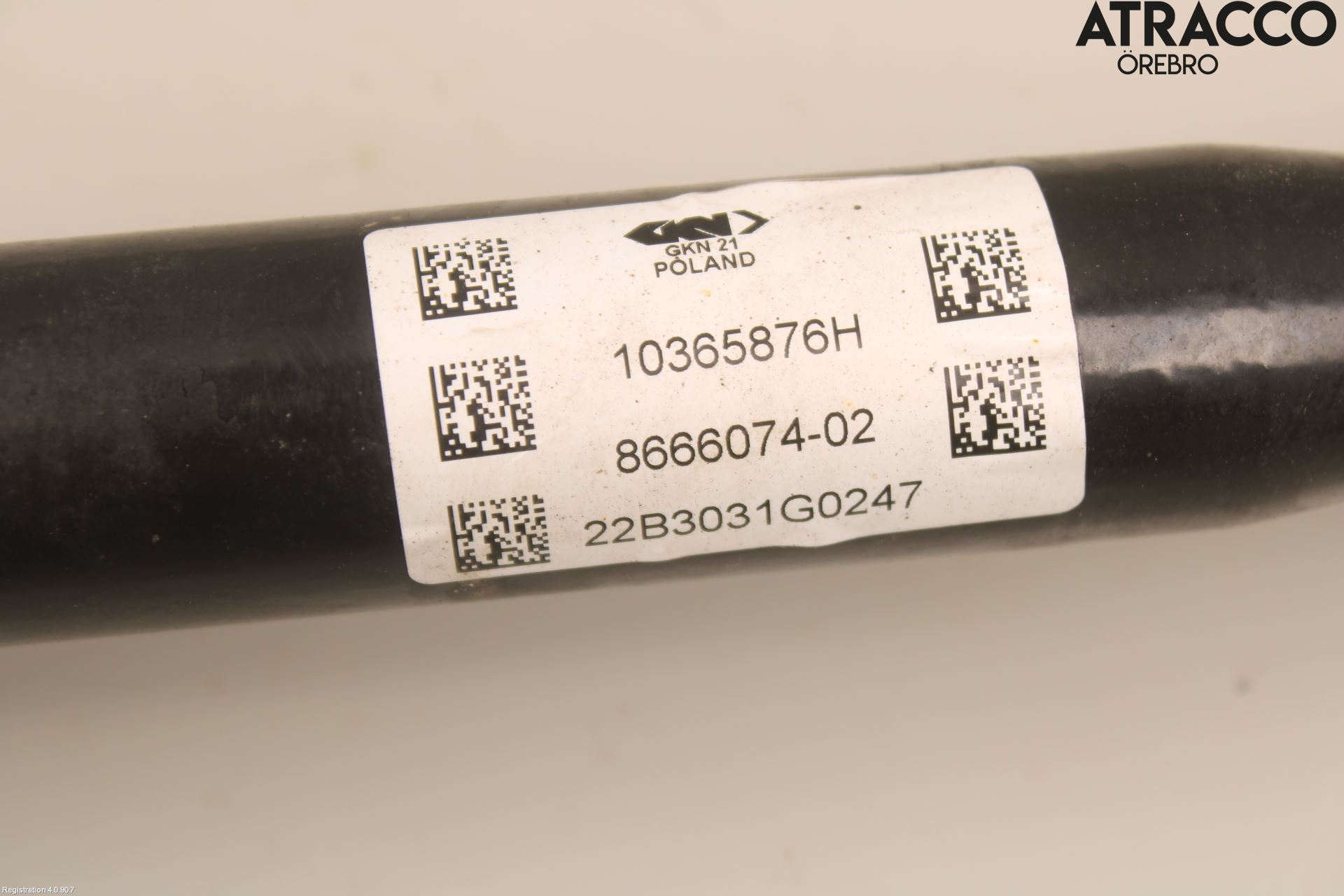 BMW 3 G20/G21/G80/G81 19- Drivaxel Bak Höger