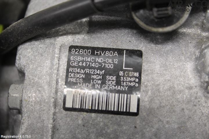 Nissan QASHQAI 17-21 Ac Kompressor