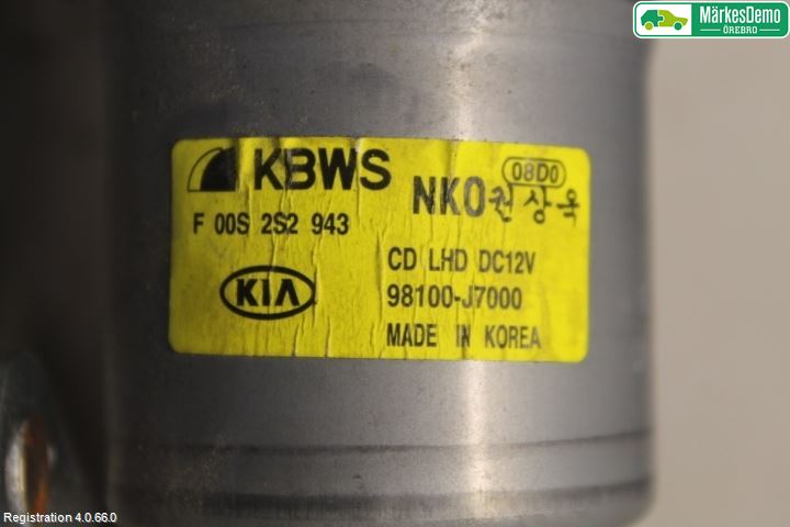 Kia CEED/CEED SW 19- Torkarmotor Vindruta