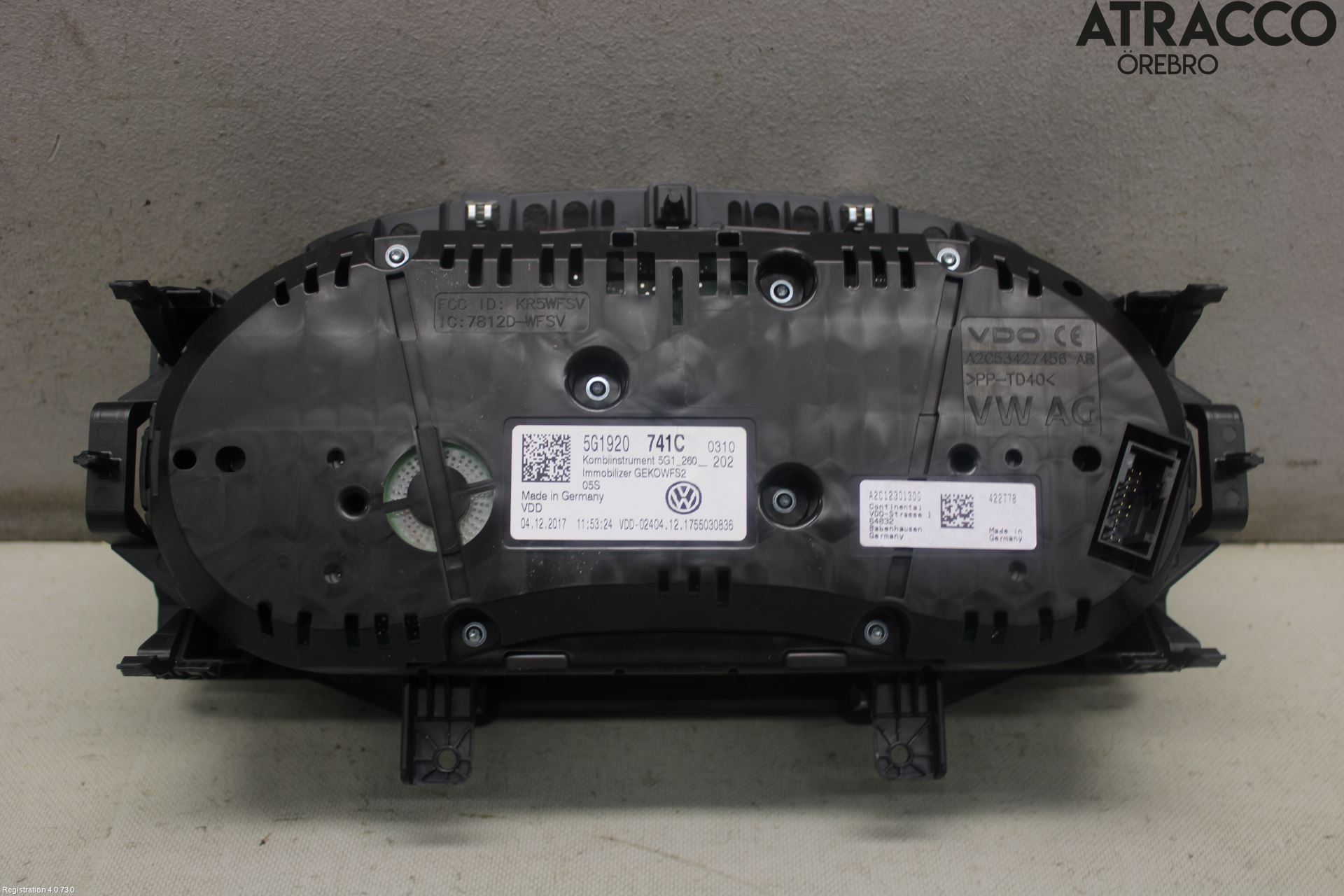 Volkswagen VW GOLF / E-GOLF VII 13-20 Instrument Komb