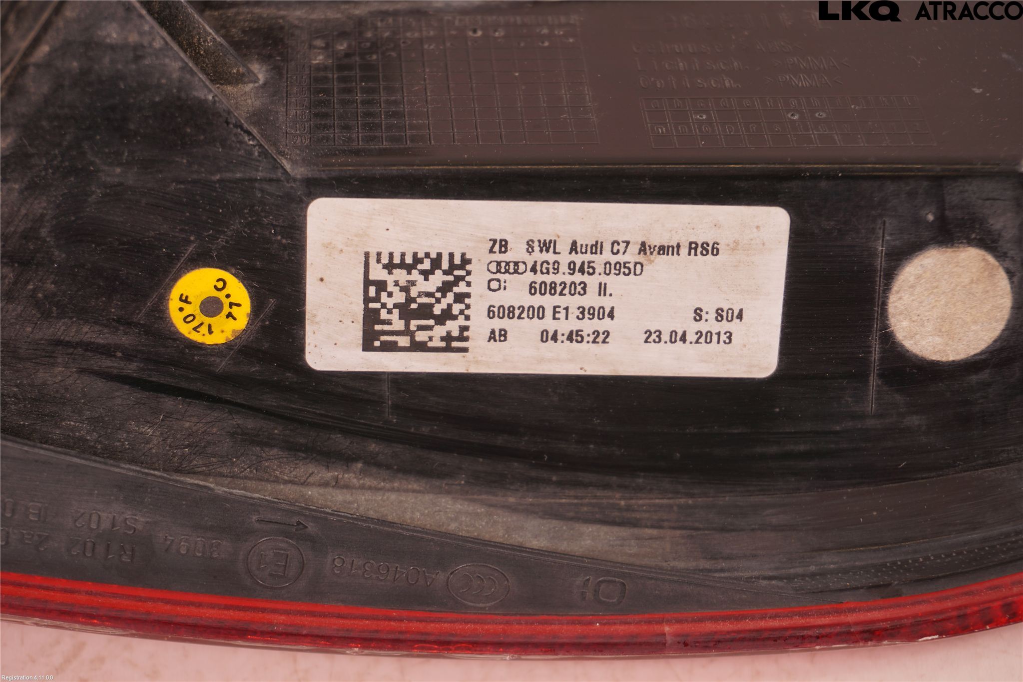 Audi A6/S6 4G 11-18 Bakljus Vänster