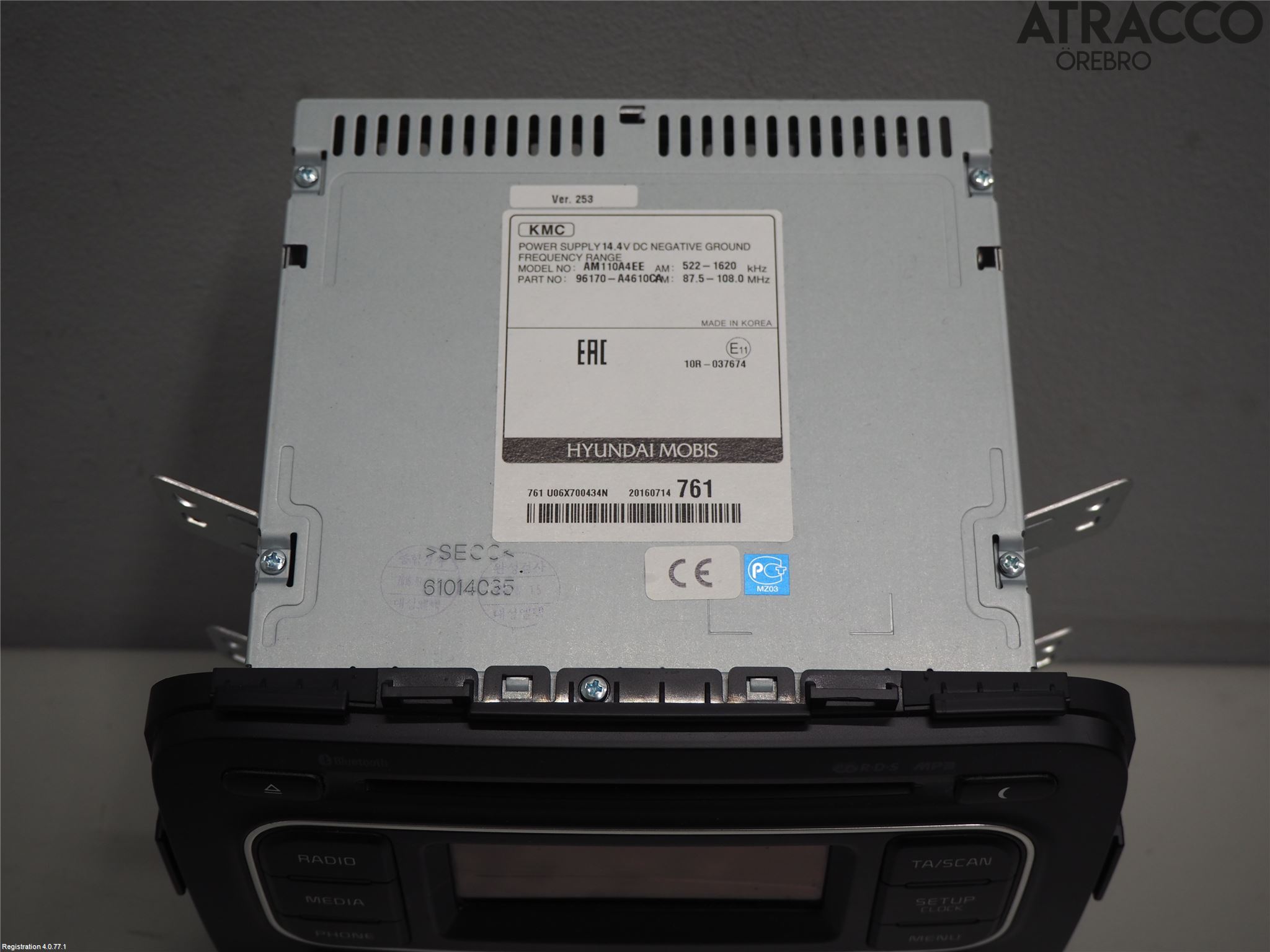 Kia CARENS III 13-19 Cd Radio - Multimediapanel