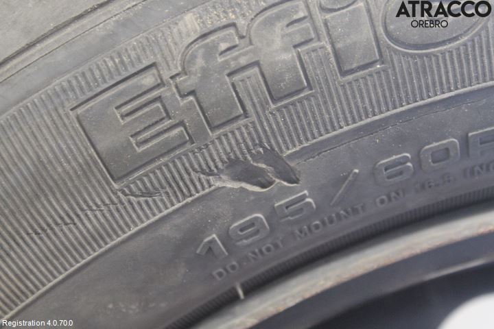 Peugeot 2008 13-20 Sommardäck Plåtfälg 4St