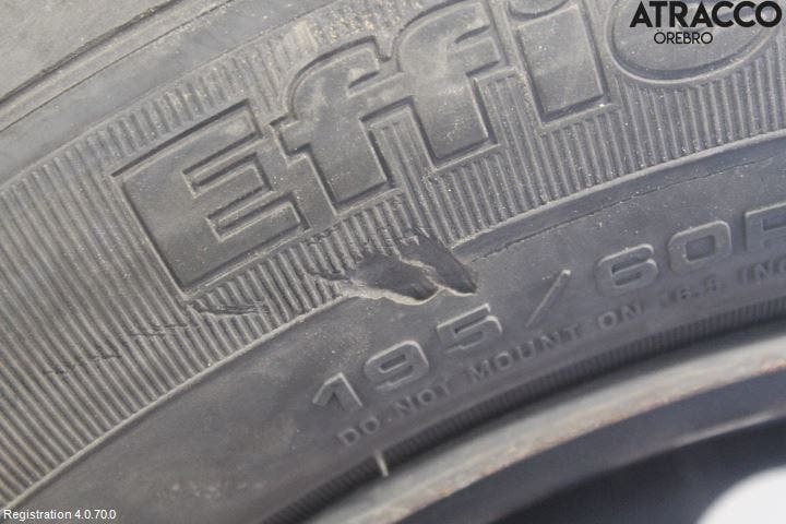 Peugeot 2008 13-20 Sommardäck Plåtfälg 4St